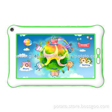 Kids' Tablet PC, 7-inch, RK3026 Dual-core, 1,024x600P Resolutions, 2.0 Megapixels